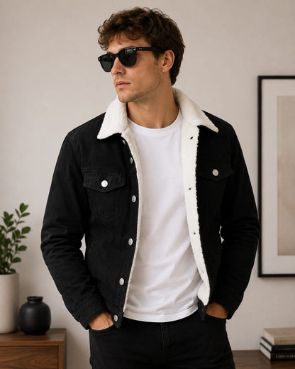 Chaqueta De Ante De Piel De Oveja