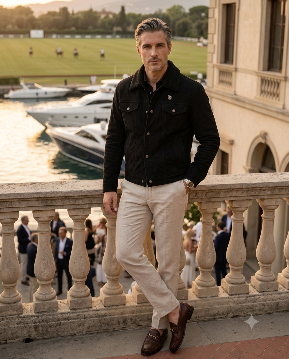 Chaqueta De Ante De Piel De Oveja