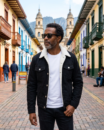 Chaqueta De Ante De Piel De Oveja